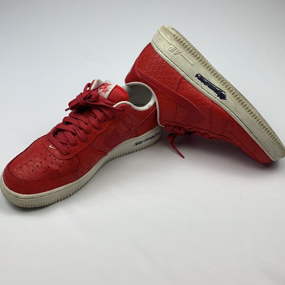 Nike Air Force 1 07 (CROC PRINT) RARE - Picture 3 of 6